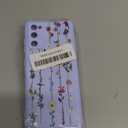 ZTOFERA Floral Case for Samsung Galaxy S20 FE 5G,Cute Flower Pattern Case for Girls Women, Flexible Silicone Protective Slim Shockproof Bumper Phone Cover for Samsung Galaxy S20 FE,Purple