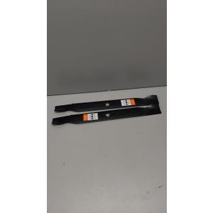 42 Inch Mulching Blades for Cub Cadet MTD Troy Bilt Bronco 42" Deck Replace 942-0616A 742-0616A 742-0616 942-0616 742-04126 6 Point Star (2 Pack)