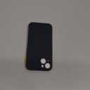 Miracase Designed for iPhone 14 Case with Screen Protector,[Upgraded Enhanced Camera Protection],Shockproof Liquid Silicone Case with Microfiber Lining, 6.1 inch,Black