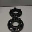 Wheel Accessories Parts 2 Pcs Hub Centric Wheel Spacers 5 on 120mm 5x120mm 1.50 Inch Thick 72.56mm Hub M14x1.5 14x1.5 Thread Stud Fits Land Rover Discovery LR3 LR4 Range Rover (Black Anodized)