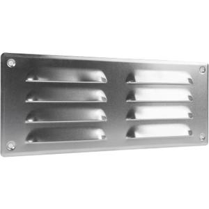 Vent Systems 10" x 4" Inch (Overall Dimensions) - Aluminum - Air Vent Cover - Metal Air Return Grill with Built-in Protection Mesh - HVAC Vent Duct Cover for Home Improvement
