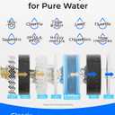 Waterdrop G5P500 Reverse Osmosis Water Filter, NSF/ANSI 58 & 372 Certified, 7 Stage Reverse Osmosis System, 500G RO Water Filtration System, 2:1 Pure to Drain, Reduces TDS PFAS, BPA Free