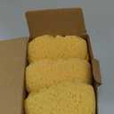 myHomeBody Bath Sponge, Foam Loofah, Body Scrubber for Bathing, Exfoliating Shower Pouf for Shower  Large Size, Lots of Lather, Curvy, 3 Pack