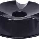 Bowling Ball Spinner - Smooth Rotating Bowling Ball Cup Stand with Non-Slip Base, Scratch-Free & Silent Spin Bowling Ball Holder, Ideal Bowling Accessories for Men & Women (Black)