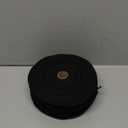 2.5Inch X 10 Yards Christmas Velvet Ribbon,2.5" Wide Wired Ribbon for Christmas Crafts Decoration, Wrapping Crafts (Black)