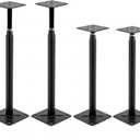 Adjustable Floor JackMini Screw Jack,Support Jack for The Floor,Adjustable House Jacks for Leveling,13" - 16" Height Range,Black(4 Pack)