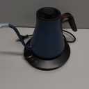 Electric Kettles, INTASTING Gooseneck Electric Kettle, 1 Temperature Control, Stainless Steel Inner, Quick Heating, for Pour Over Coffee, Brew Tea, Boil Hot Water, 0.9L (Navy Blue)