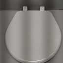Bemis 730SLEC Slow Close Toilet Seat, Easy Clean Hinges and Durable Plastic Seat, Made in USA, Round, White