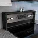 RELODECOR Over the Stove Spice Rack Shelf, Stove Top Organizer for Kitchen, 5.5 Inch Width (Ebony)