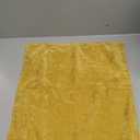 Mustard yellow fuzzy square pillow covers, 2 pack 19x20 inches