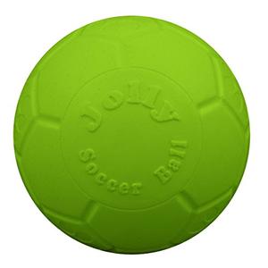 Jolly Pets Medium Soccer Ball Floating-Bouncing Dog Toy, 6 inch Diameter, Apple Green (SB06 GR)