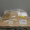 TUTOTAK Bar Cart, Serving Cart - for Home, Microwave Cart, Drink Cart, Mobile Kitchen Shelf with Wine Rack and Glass Holder, Rolling Beverage Cart, Black BC01BK031