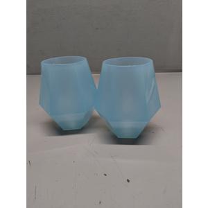 Wine2Go Diamond Silicone Wine Glasses 9oz