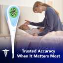 Vicks SpeedRead Digital Thermometer for Baby, Kids & Adults, Color-Coded Readings, Oral, Baby Rectal Thermometer or Under The Arm, Water Resistant