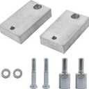 ATRACYPART 1" Motor Mount Lift Kit  Compatible with Jeep Wrangler YJ (1987-1995) & TJ (1997-2006)  Improves Driveline Angle & Suspension Performance