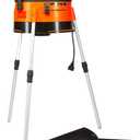 Yard Force YF8000LS Electric Leaf Mulcher/Shredder with Bonus Accessory Kit, One Size, Black/Orange