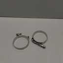 2Pcs 2.5 Inch Stainless Steel T-Bolt Hose Clamps,Clamp Range 66-77mm for Turbo Intake hose Clamps(2.5 Clamp Range 2.3"-3"(66-77mm))
