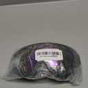 MAMBAOUT 2-Pack Snow Ski Goggles, Snowboard Goggles for Men, Women, Youth, Kids, Boys or Girls (02 Multicolor Lenses + Gray Transparent Lenses)