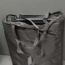 Suertree Cat Carrier for 2 Cats, Pet Travel Carrier with Litter Box for Cats and Small Dogs Up to 45 Lbs, Bowls, and Locking Zippers, Gray ((15.9*2)*14.5*15.5in, Grey)