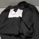 Laimi Duo Boys Suits Size 14 Black Suits for Boys Toddler Boy Tuxedo Christmas Suit Wedding First Communion Outfits, 14Y