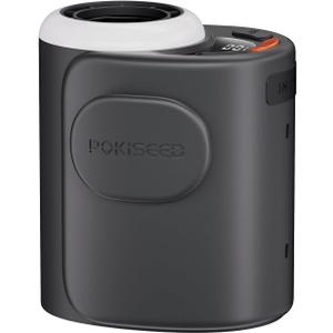 POKISEED Rugged Portable Fan, 10000mAh Rechargeable Battery, 40H Runtime, 5-Speed Turbo Cooling, Hands-Free Multi-Position Design for Construction, Jobsite, Warehouse, Farm, Camping(Black)