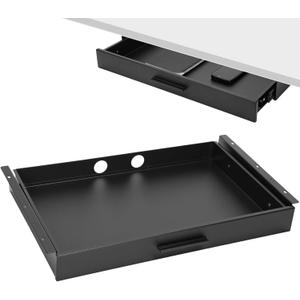 Menkxi 22 x 14 in Under Desk Drawer,Slide out Storage Organizer Heavy Duty