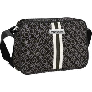 Crossbody Bags for Women: Small Fashion Print Purses Hand Travel Shoulder Bag (Black)