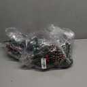 30" Christmas Table Centerpiece with 3 Candle Holders, Artificial Tabletop Xmas Decorations - Red Berries, Pine Cones and Steel Base Included, Christmas Centerpiece for Fireplace