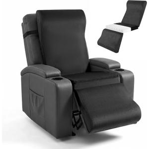 Recliner Cushion for Elderly with Headrest & Footrest Support
