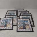 SESEAT 11x14 Picture Frame Set of 10, Display Pictures 8x10 With mat or 11x14 Prints Without Mat, Wall Mounting,Black