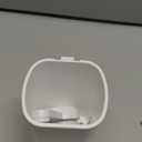 LEVERLOC Powerful Suction Cup Toothbrush Holder, Drill-Free Wall Shower Holder for Toothbrush, Toothpaste, Razor, Removable Suction Cup in Shower, Self-draining Kitchen Tableware Organizer, White