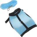Small Pet Leash Guinea Pig Harness Rabbit Mesh Vest Medium Size for Outdoor Walking Hamster Pulling