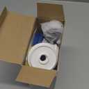 Electric Spin Scrubber, Cordless Shower Scrubber with Battery Level Display, 2 Speeds Electric Scrubber for Cleaning with 6 Replaceable Heads, Cleaning Brush for Bathroom/Sink/Window (White)