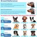 BARKLESS Soft Dog Head Collar, Patented Padded No Pull Head Halter, Training Nose Leash with Safety Link for Medium Large Dogs, Adjustable Muzzle Leash, Easy Control for Walking(Black, M)