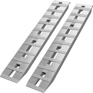 VEVOR Aluminum Ramps, 6000 lbs, Heavy-Duty Ramps with Top Hook Attaching End, Universal Loading Ramp for Motorcycle, Tractor, ATV/ UTV, Trucks, Lawn Mower, 60" L x 12" W, 2Pcs