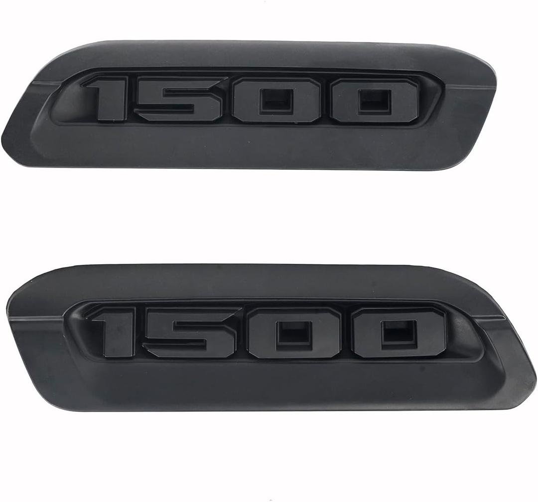 KARPAL Emblem Badge Nameplate Right & Left Hood Bezel Fit for 2019 2020 2021 2022 2023 Ram 1500 Replaces 68309877AA+68276336AA