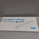 12v LED Interior Light BarCT CAPETRONIX 120LEDs 1500LM 8W DC 12 Volt led Strip Lights with ON/Off Switch for Enclosed Cargo Trailer, Car RV Van Truck Lorry Camper Boat Caravan Motorhome (4Pack)