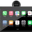 9-Inch Wireless Car Stereo with Carplay, Backup Camera, GPS Navigation, Android Auto - by LAMTTO