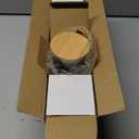 Set of 4 Clear Glass Jars with Airtight Bamboo Lids & Spoons 20 oz, Food Storage Containers for sugar and flour, Dry Goods, Bath Salts