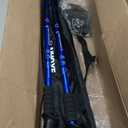 Aihoye Hiking Trekking Poles, 2 Pack Collapsible, Lightweight, Anti Shock, Walking Sticks, Adjustable Hiking Pole for Men and Women (blue)