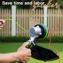 4 Pack AL2420PD 0.095 Replacement Twisted Trimmer Lines Compatible with All EGO 15-Inch String Trimmers, 56 FT Dual Color Pre-Cut Heavy Duty Weed Wacker String for EGO Line Trimmers