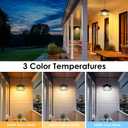 ropelux Solar Shed Light Outdoor Indoor, Bright 2000LM 5 Modes Lamp with 3 Color Temps Dual Motion Sensor Remote, Hanging Pendant Lights for Gazebo Barn Garage Shop, 2 Pack