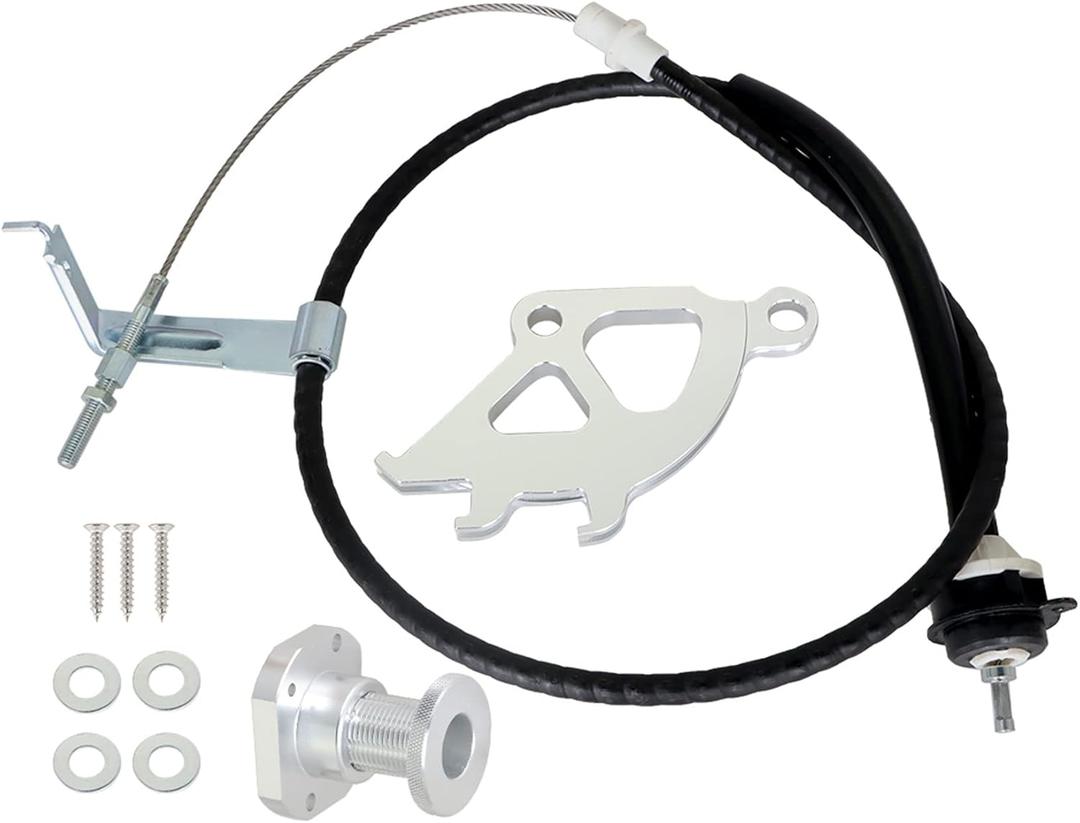 labwork Clutch Quadrant & Clutch Cable & Firewall Adjuster Kit Replacement for 1996-2004 Mustang