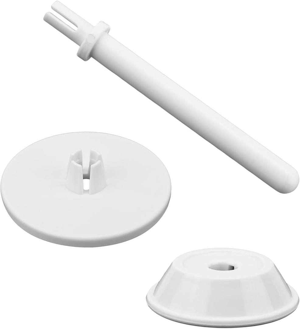 3pcs Spool Pin Cap Set, Spool Cap Cover Replacement Parts Thread Holder Accessories Compatible with Janome Singer Viking White Sewing Machines