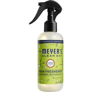 MRS. MEYER'S CLEAN DAY Lemon Verbena Air Freshener Spray for Bathrooms, Aromatherapeutic Homekeeping with Essential Oils, Non-Aerosol, Garden-Inspired Scent, 8 fl oz (Pack of 2)