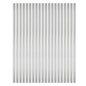100mm x 3mm3.94" X1/8" 304 Stainless Steel Solid Rods Bar - Pack of 20
