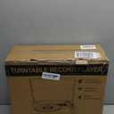 Vinyl Record Player with Speakers Vintage Turntable for Vinyls Records BeltDriven Turntables 3Speed Bluetooth Playback Headphone AUX RCA Line LP Vinyls Players for Sound Enjoyment Retro Brown