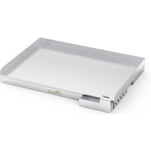 Stanbroil Stainless Steel Universal Griddle for Charcoal/Gas Grills, 23" x 16" Rectangular Cooking Griddle with Removable Grease Drip Tray