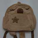e-super Capybara Furry Backpack for Kids Bookbag Animals Plush Travel Bag Multifunction Shoulder Casual Bag (capybara2)