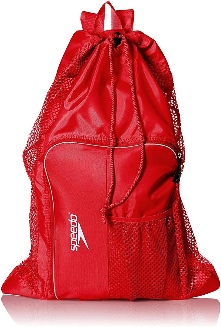 Speedo Unisex-Adult Drawstring Deluxe Ventilator Mesh Equipment Bag (Formula One)